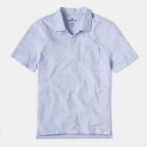 The Normal Brand Terry Towel Polo in Navy, Men’s Size L